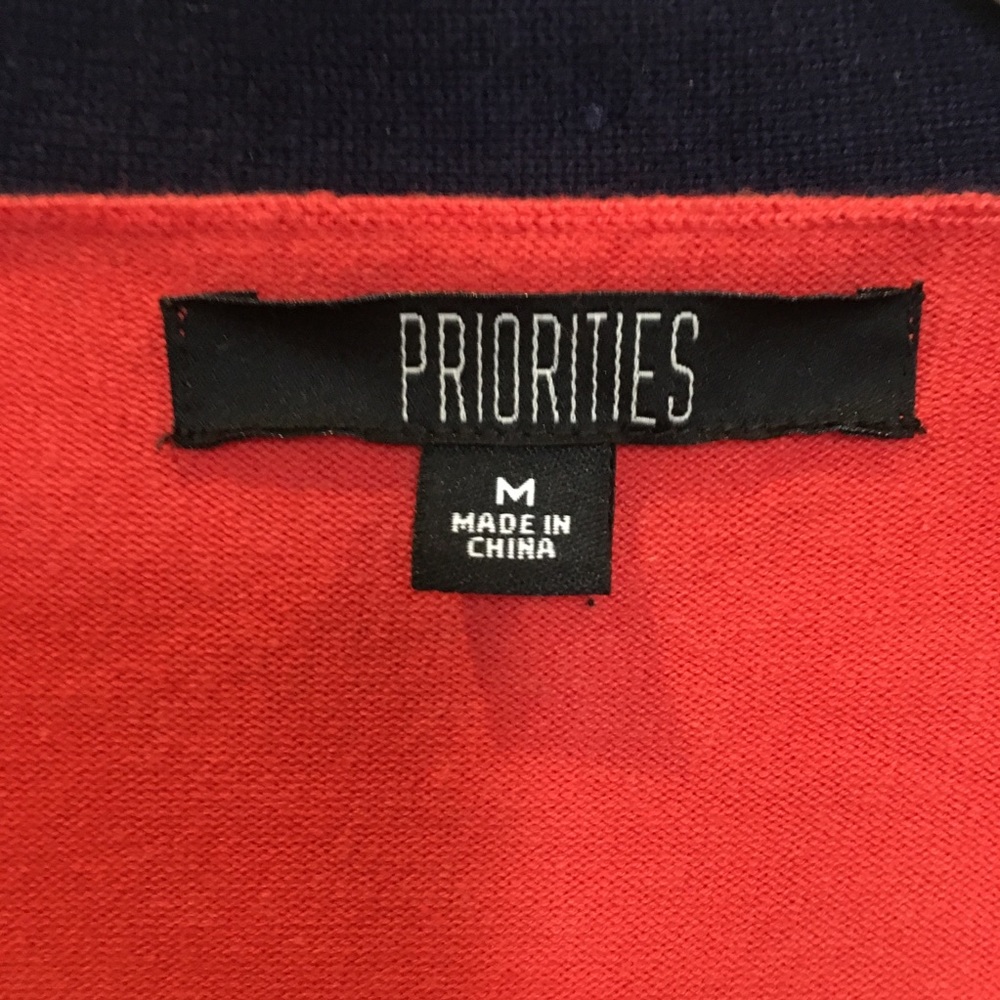Red open cardigan - Picture 6 of 6